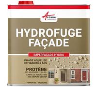 Imperméabilisant Mur, Hydrofuge Façade, Pierre 5 L (jusqu'à 25 m²) | Hydrofuge Façades, Brique, Enduit, Crépi, Béton, Pierre, Effet Perlant, Laisse Respirer, Int/Ext - Arcane Industries