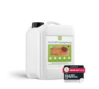 Imperméabilisant pour bois, WPC incolore, transparent, mat, protection du bois, alternative à la lasure pour bois, huile de cire dure, vernis à l'huile de lin, huile pour bois incolore (10 l)