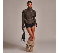 Imperméable à double boutonnage avec ceinture L,M,S,XSHalloweenTissu tissé