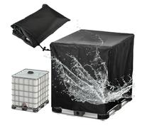 Imperméable Bâche Cuve 1000l /800L/600L/300L ,Bache pour Reservoir Eau de Pluie, 210D Oxford Housse de Protection Container Cuve IBC d'eau de Pluie ,Anti-Poussière (Size:800L : 120*80*116CM,Color: