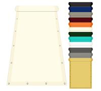 Imperméable Bache Ombrages 2 x 4 m Polyester Anti-Déchirure Toile Ombrage Pergola Imperméable et Coupe-Vent pour Patio Jardin Terrasse Extérieur Balcon, Beige