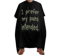 Imperméable Cape de Coiffure, Je préfère mes jeux de mots intentionnels, Capes de Salon de Coiffure Professionnelle Cape de Barbier pour Couper Salon Hommes