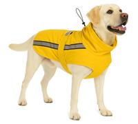 imperméable Chien - Ciro Jaune - Taille A:70cm B:66cm C:82-90cm - Polyester - Bandes réfléchissantes