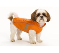 imperméable Chien - Pomi Orange - Taille A:35cm B:36-40cm C:48-54cm - Polyester - Bandes réfléchissantes