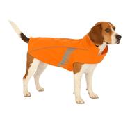 imperméable Chien - Pomi Orange - Taille A:55cm B:40-46cm C:68-75cm - Polyester - Bandes réfléchissantes