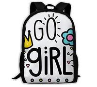 Imperméable Daypack Allez Les Filles Sac À Dos D'École Multicolore Sac À Dos d'affaires pour Randonnéebureau, Trekking, Gym, 42X32X14Cm