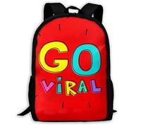 Imperméable Daypack Devenir Viral Sac À Dos d'affaires Grande Capacité Sac À Dos Scolaire pour Scolaires, Voyage, Usage Quotidien, 42X32X14Cm