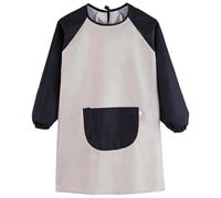 Impermeable Enfant, Tablier Manche Longue Enfant 1-4 Ans, Blouses Imperméable À Manches Longues Avec Une Grande Poche Tabliers Bricolage Artisanat Cuisine Tabliers De Repas Garçons Et Filles, Gris