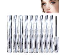 Impermeable et à l'épreuve de la transpiration allongement et curling métal baguette tuyau mascara, longue durée smudge-proof curling cils mascaras pour les femmes plus âgées (10)