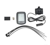 Imperméable et simple pour compteur de vitesse et compteur kilométrique avec écran LCD pour vélo et boîtier ABS filaire pour suivi de vélo pour ordinateur SP (noir)