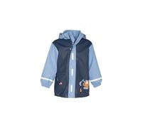 Playshoes Mixte enfant Regen-mantel Baustelle Veste Imperm able, Bleu (Marine 11), 116 EU