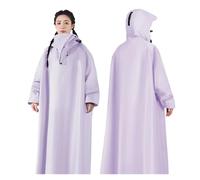 Imperméable for Voiture électrique, Long, intégral, imperméable, Tendance, Une pièce, for Moto pour Festival Vélo Randonée(Purple,L)