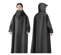 Imperméable for Voiture électrique, Long, intégral, imperméable, Tendance, Une pièce, for Moto pour Festival Vélo Randonée(Black,XL)