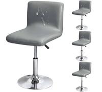 Imperméable Housse Tabouret de Bar Lot de 2/4/6, PU Cuir Extensible Couvre de Tabouret de Bar Couverture de Tabouret Haute Housse Chaise de Salle a Manger Universelle ( Color : 5# , Size : 4 pieces )