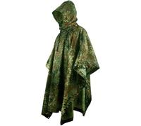 Imperméable Imperméable Poncho en Plein Air Militaire Tactique Vêtements De Pluie Camping Randonnée Voyage, De Ban Camo, One Size