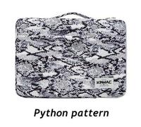 Imperméable Kinmac Mallette Ordinateur Portable Sac , Dame Homme Femmes Poignée Étui Pour Macbook Air Pro M1 PC,DropShip - For 13,3 pouces - Python patten
