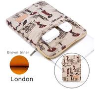 Imperméable Kinmac Marque Ordinateur Portable Sac , Antichoc Dame Homme Housse Pour MacBook Air Pro M1 Cahier, DropShip - For 15,6 pouces - Londres