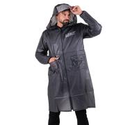 Leatt Manteau imperméable Mudcoat long avec poches Homme Taille unique Noir