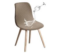 Imperméable Luxe Housse De Chaise Scandinave,Housse De Chaise De Salle À Manger Extensible Couverture De Chaise Sans Accoudoirs Pour Décor Cuisine Bureau Salon Hôtel ( Color : Sand , Size : Set of 1 )