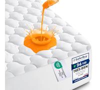 Impermeable Matelasse Protege Matelas 160x200 cm, Alese sur Matelas