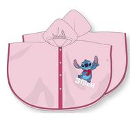 Imperméable Poncho de pluie pour enfants (FR/ES, Âge, 4 ans, Taille normale, Poncho Imperméable Stitch)