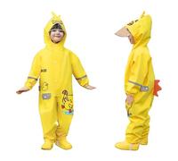 Imperméable Poncho Pluie Enfant de Unisexe convient d'école long Cordon Serrage Vêtements Extérieur