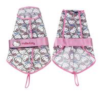 Bonjour Kitty Imperméable Petit Chien Réglable Sanrio Officiel | Taille XS réglable · Fermeture · Ride parfait · Rosa Hello Kitty sous licence officielle Sanrio