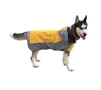 Imperméable pour chien, Grand imperméable for chien, vêtements for gros chiens, manteau imperméable for animaux de compagnie, veste de pluie tendance, poncho léger et réfléchissant for chien(Yellow,4X