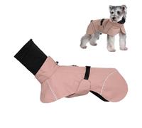 Imperméable pour chien - imperméable pour chien avec amovible | Poncho léger réfléchissant réglable pour animaux domestiques, veste légère, capuche respirante, design réfléchissant pour ca-ni,