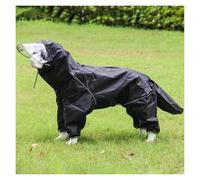 Imperméable pour chien, Manteau de pluie réfléchissant for chien de grande taille, veste de pluie à fermeture éclair, imperméable, vêtements for gros chien, manteau à capuche for chien de taille moyen