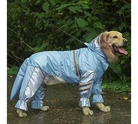 Imperméable pour Chiens, Imperméable for Chien de Taille Moyenne et Grande, Poncho à Quatre Pattes, vêtements d'été imperméables for Animaux Compagnie(6XL)