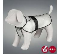 Imperméable pour chiens - TRIXIE - Tarbes - 38-42 cm - PVC Transparent - Bavoir et boucle de queue