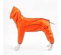 Imperméable pour Chiens, Vêtements imperméables for Chiens, Grands, for carlins, bouledogues français, Tout Compris, Fournitures for Animaux de Compagnie(Orange,XL)
