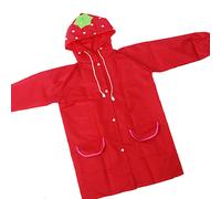 Imperméable pour enfants, modélisation animale, dessin animé coloré, équipement de pluie pour étudiants respectueux de l'environnement, rouge