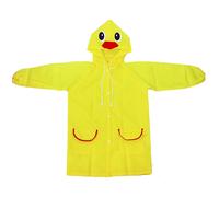 Imperméable pour enfants, modélisation animale, dessin animé coloré, équipement de pluie pour étudiants respectueux de l'environnement, jaune