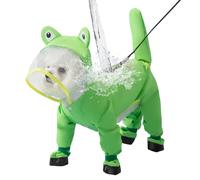 Imperméable pour Petits Chiens | Vêtement Pluie Capuche pour Chiens,Poncho Canin Séchage Rapide Couvrant pour Promenades Extérieures Conditions Climatiques Froides Orages