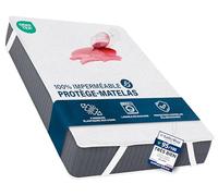 Imperméable Protège Matelas 105x190 cm, avec 4 Sangles d'angle