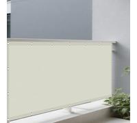 Imperméable Rectangulaire 1.2 x 2.2 m Lmperméable Toile Ombrage UV Protection Bache Ombrages avec Oeillets Cordons pour Patio Jardin Terrasse Extérieur Balcon, Beige