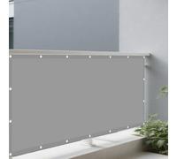 Imperméable Rectangulaire 1.5 x 2.8 m Lmperméable Toile Ombrage UV Protection Bache Ombrages avec Oeillets Cordons pour Patio Jardin Terrasse Extérieur Balcon, Gris Clair