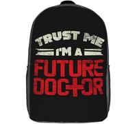Imperméable Sac À Dos d'affaires Drôle De Futur Docteur Cartable Scolaire Utilisation Quotidienne Sac À Dos Scolaire pour Voyage, Scolaires, Voyage, 42X32X14Cm