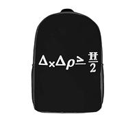 Imperméable Sac À Dos d'affaires Physique Sciences Mathématiques Équation Cartable Scolaire Portable Daypack pour Voyage, Loisir, Voyage, 42X32X14Cm