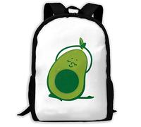 Imperméable Sac À Dos Scolaire Avocat Faisant du Yoga Sacs De Voyage Polyester Daypack pour Trekking, Loisir, Voyage, 42X32X14Cm
