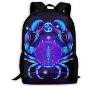 Imperméable Sacs De Voyage Cancer Sac À Dos D'École Multicolore Daypack pour Trekking, Loisir, Voyage, 42X32X14Cm