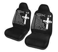 Imperméable Siège De Housse De Voiture Jésus Est Mon Dieu, Mon Roi, Mon Seigneur Jésus Blanc Car Seat Cover Lavable Accessoires Auto Interieur pour Vehicles, Sedans, Trucks, 52X138Cm