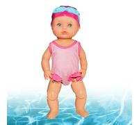 Imperméable Swimming Doll | ABS Cloth 14 x 9 x 33 cm 5,51 x 3,54 x 12,99 in Battery Operated | Poseable Joints Removable Swimsuit Goggles | Realistic Interactive Toy Pool Bathtub Beach