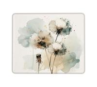 Imperméable Tapis de Bureau Dandelion Aquarelle Fleur Pays Tract Art Gamer Mouse Pad Souris de Gaming 25x30cm pour PC,Les capteurs de Jeu,Souris