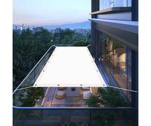 Imperméable Toile Ombrage 200 x 300 cm Multi Couleur et Taille Toile Ombrage HDPE Imperméable Protection UV pour Patio Balcon Terrasse Camping Extérieur, Blanc