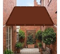 Imperméable Toile Ombrage 30 x 220 cm Multi Couleur et Taille Imperméable Bache Ombrages Protection UV pour Patio Extérieur Jardin, Rouge Rouille