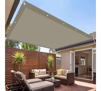 Imperméable Toile Ombrage 80 x 280 cm Toile PES Résistant à l'eau Ombrage Extérieur UV Protection pour Patio Terrasse Jardin Balcon Extérieur, Taupe