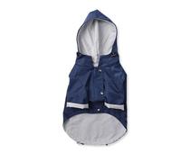 Imperméable zippé for Chien avec Boutons réfléchissants, Veste Coupe-Vent for Animaux de Compagnie, imperméable for Grands Chiens avec Capuche, Tailles S à 5XL (Grandes Races).(Bleu,3XL)